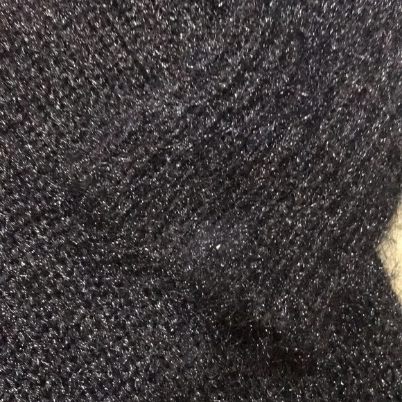 Prologue Black Round Neck Oversized Eyelash Sweater size XS - Picture 5 of 8